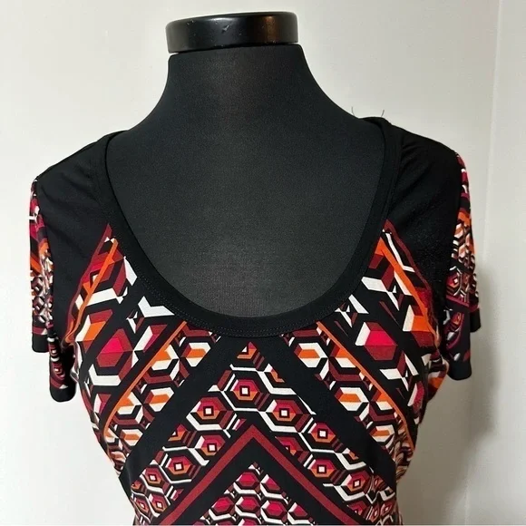 Calvin Klein Color Block Dress in Size 12 - Picture 2 of 6